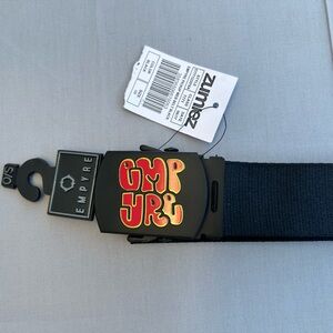 Empyre Black Belt with Red and Yellow Logo